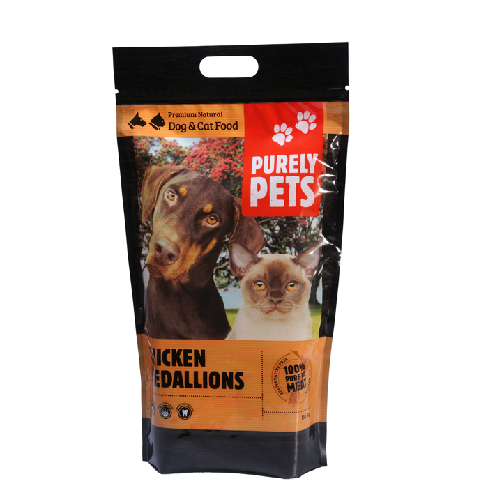 Bolsa de envasado de alimentos para mascotas de plástico laminado sin BPA