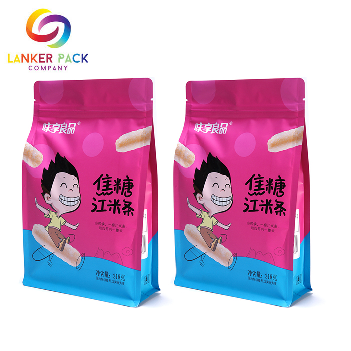 Bolsa de empaquetado de bocadillos Doypack de impresión personalizada
