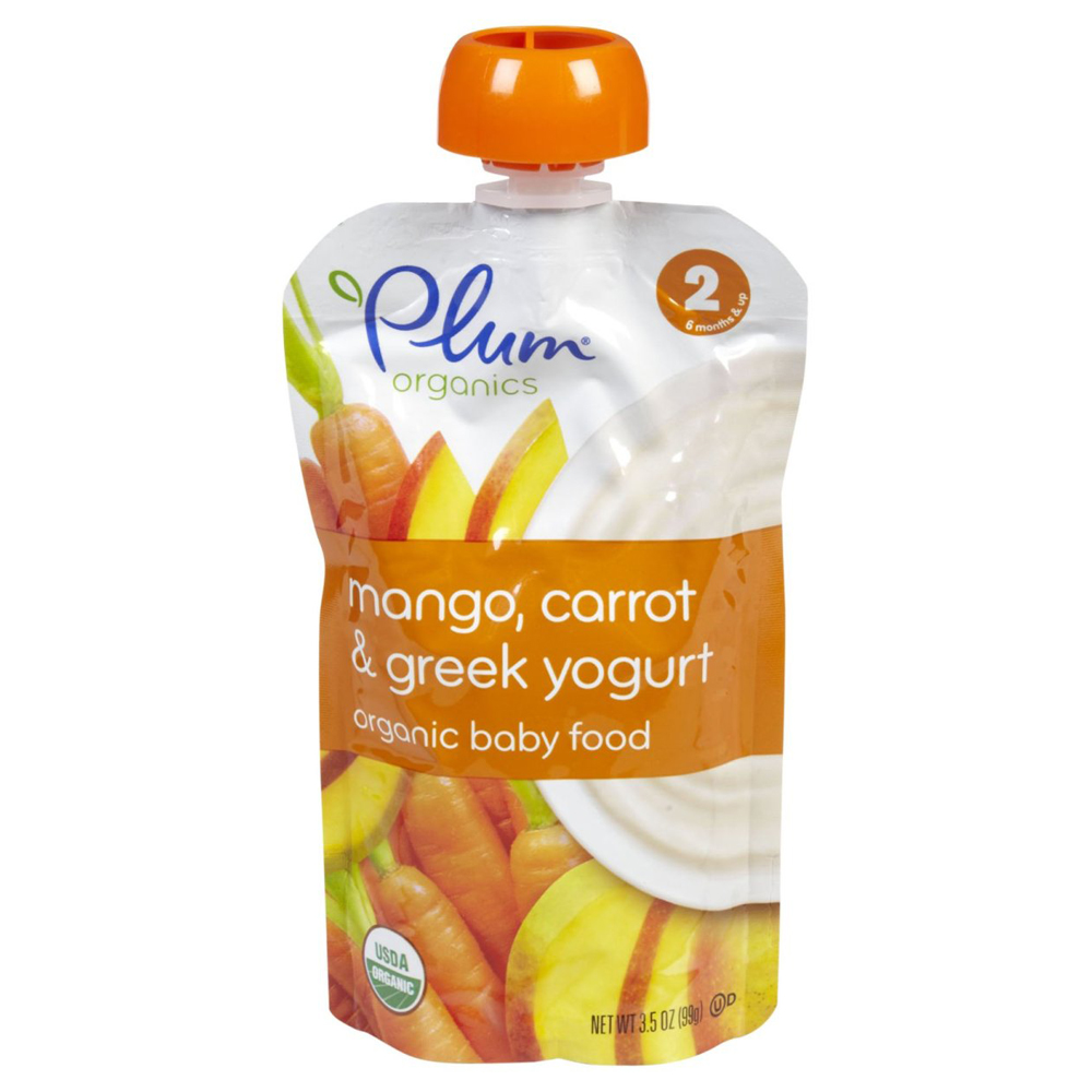 Bolsa con boquilla de comida para bebés para envasado de yogur